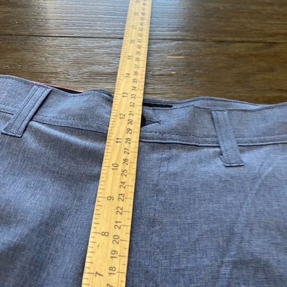 IRON CO. Stretch Cargo   Shorts  Blue  Gray  Size 34  NWT - Picture 7 of 8